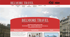 Desktop Screenshot of belmoretravel.com.au